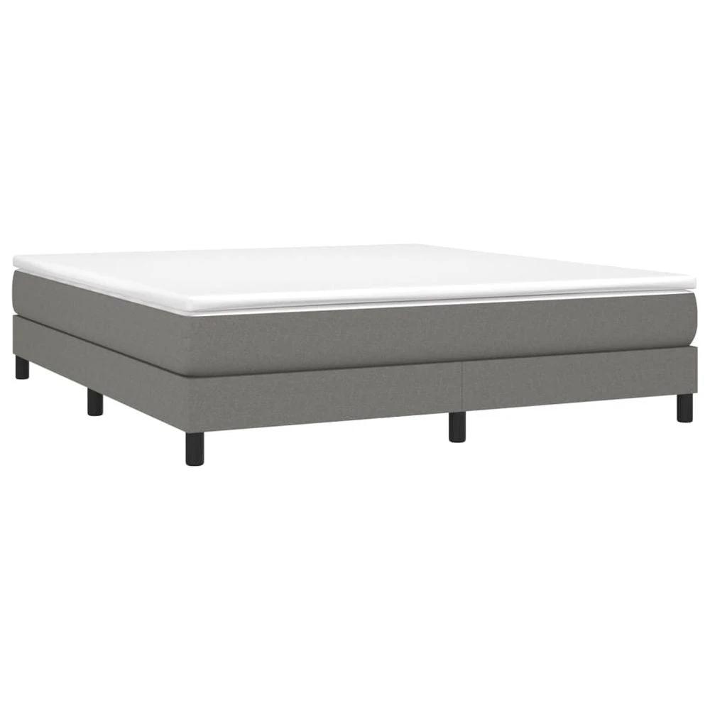 vidaXL Bed Frame Dark Grey 180x200 cm vidaXL Super King Fabric - Uncategorized Super King Size