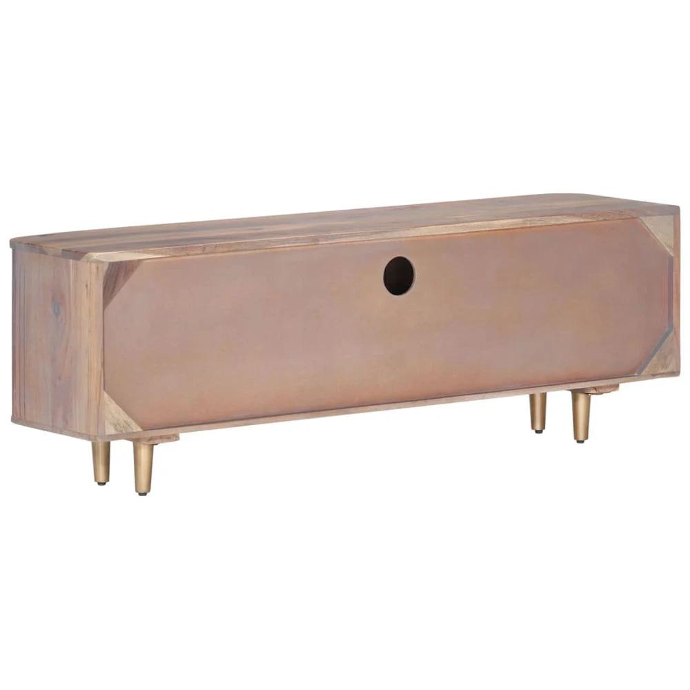 TV Cabinet 118x30x40 cm vidaXL Solid Acacia Wood by vidaXL