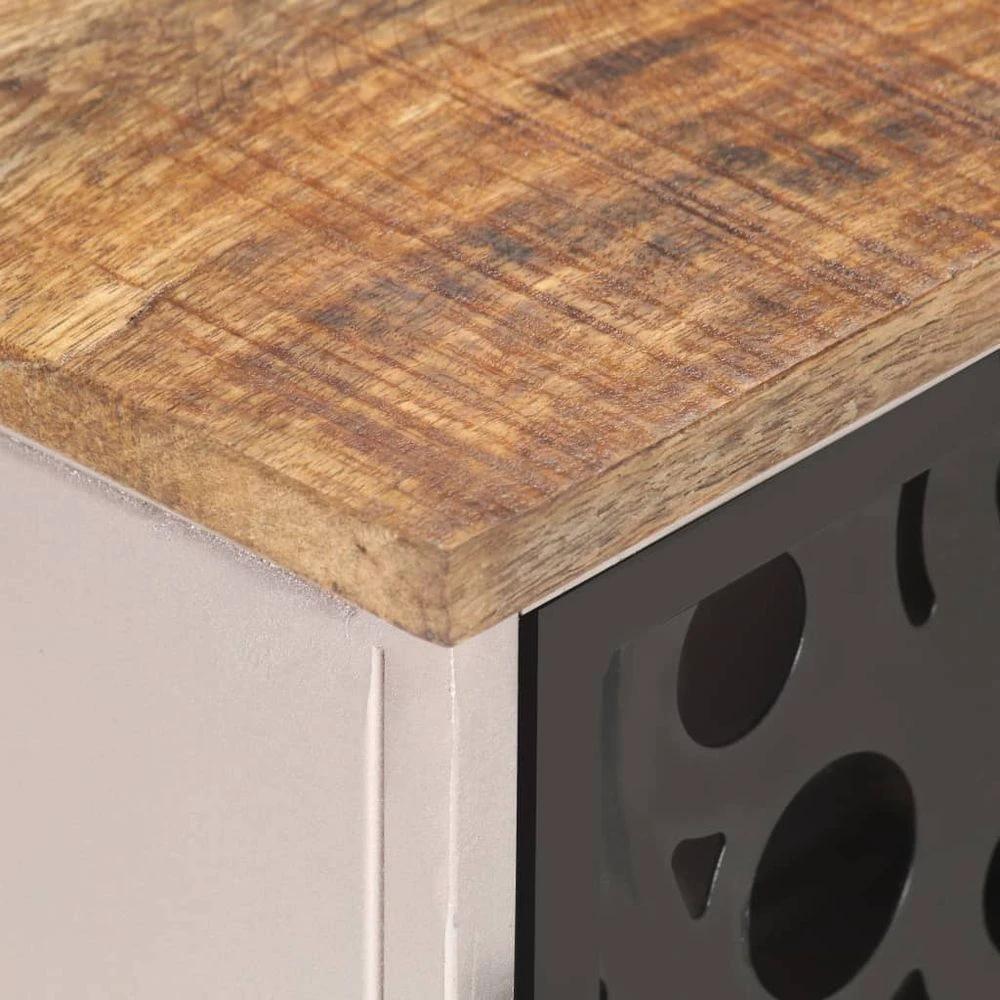 TV Cabinet 120x30x40 cm vidaXL Rough Mango Wood by vidaXL