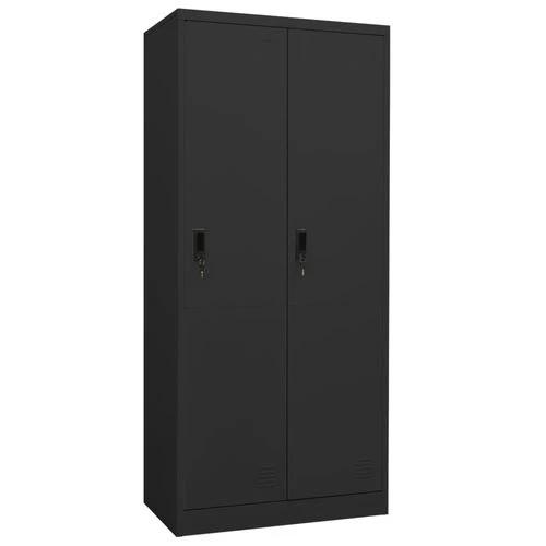vidaXL Wardrobe White 80x50x180 cm Steel by vidaXL