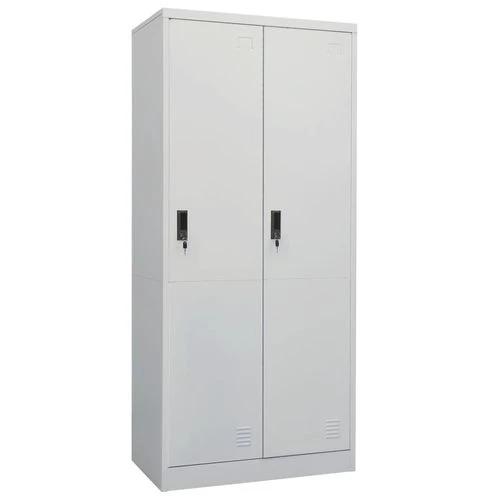 vidaXL Wardrobe White 80x50x180 cm Steel by vidaXL