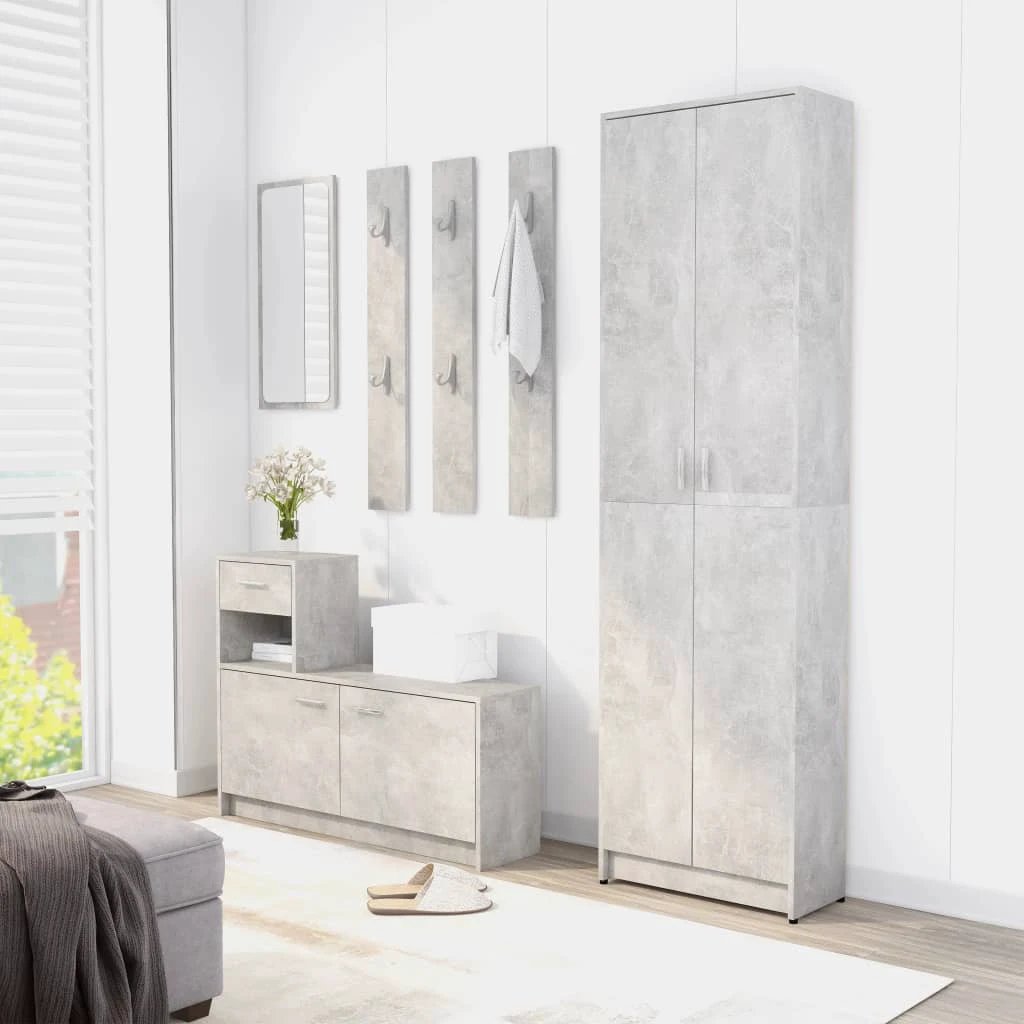 vidaXL Hallway Wardrobe Smoked Oak 55x25x189 cm Engineered Wood by vidaXL