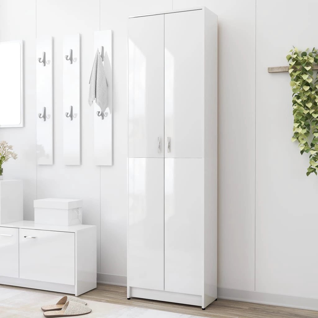 vidaXL Hallway Wardrobe Smoked Oak 55x25x189 cm Engineered Wood by vidaXL