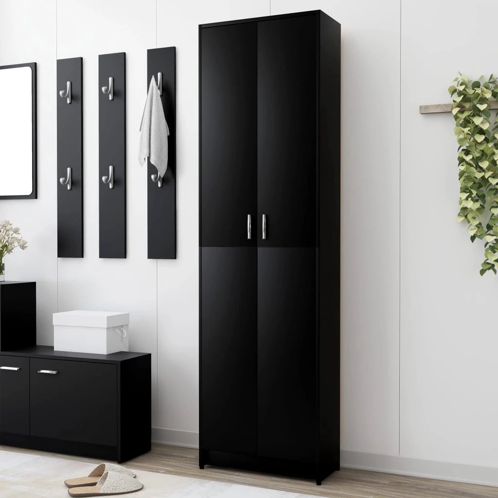 vidaXL Hallway Wardrobe Smoked Oak 55x25x189 cm Engineered Wood by vidaXL