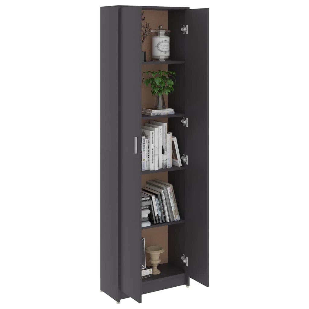 vidaXL Hallway Wardrobe Smoked Oak 55x25x189 cm Engineered Wood - Wardrobe