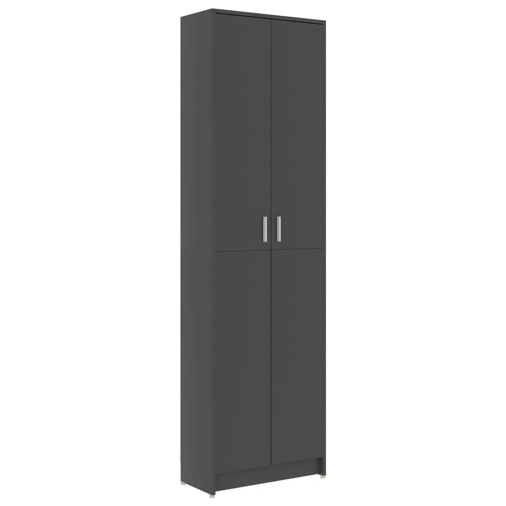 vidaXL Hallway Wardrobe Smoked Oak 55x25x189 cm Engineered Wood - Wardrobe