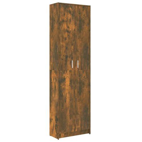vidaXL Hallway Wardrobe Smoked Oak 55x25x189 cm Engineered Wood by vidaXL