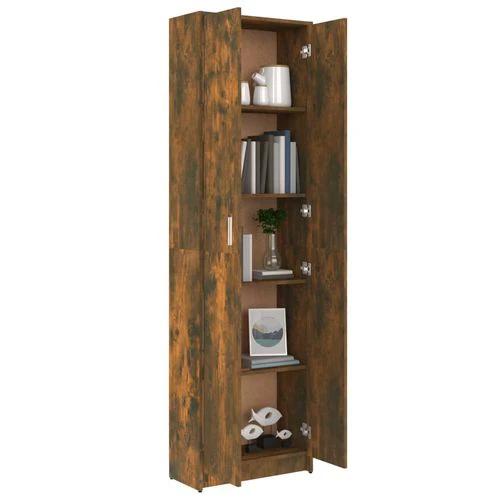 vidaXL Hallway Wardrobe Smoked Oak 55x25x189 cm Engineered Wood by vidaXL