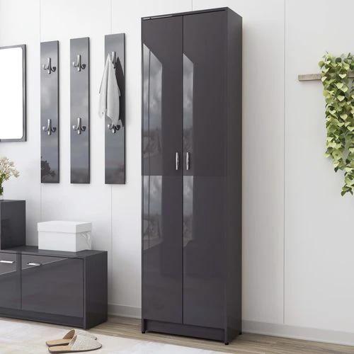 vidaXL Hallway Wardrobe Smoked Oak 55x25x189 cm Engineered Wood by vidaXL
