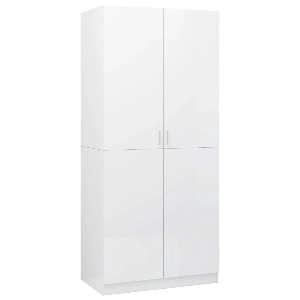 vidaXL Wardrobe Smoked Oak 90x50x200 cm Engineered Wood by vidaXL