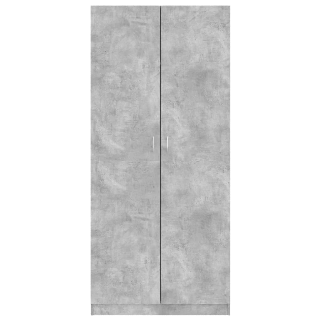 vidaXL Wardrobe Smoked Oak 90x50x200 cm Engineered Wood by vidaXL