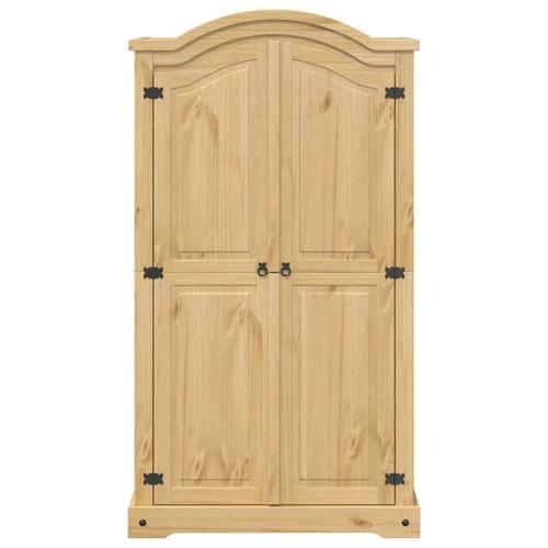 vidaXL Wardrobe Corona 102x52x186 cm Solid Wood Pine by vidaXL