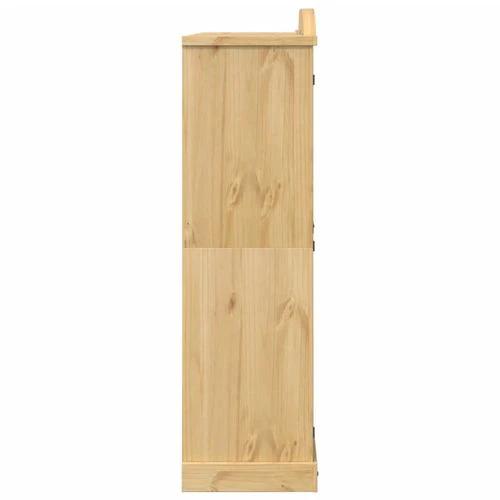 vidaXL Wardrobe Corona 151.5x52x186 cm Solid Wood Pine - Wardrobe