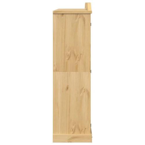 vidaXL Wardrobe Corona 194x52x186 cm Solid Wood Pine by vidaXL