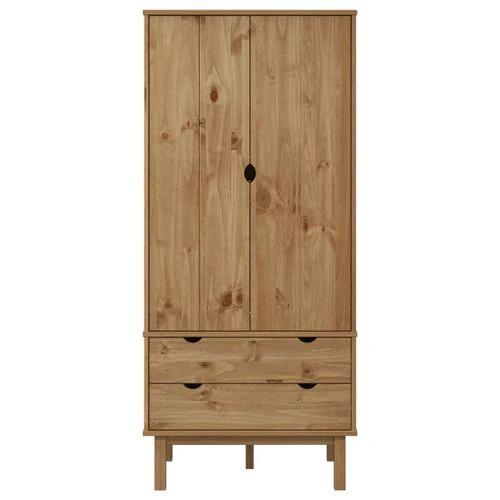 vidaXL Wardrobe OTTA 76.5x53x172 cm Solid Wood Pine by vidaXL