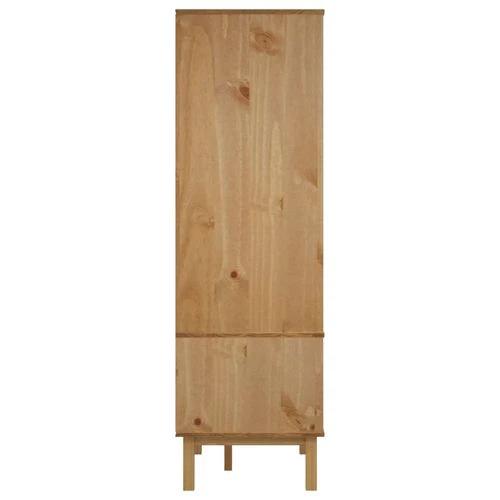 vidaXL Wardrobe OTTA 76.5x53x172 cm Solid Wood Pine - Wardrobe