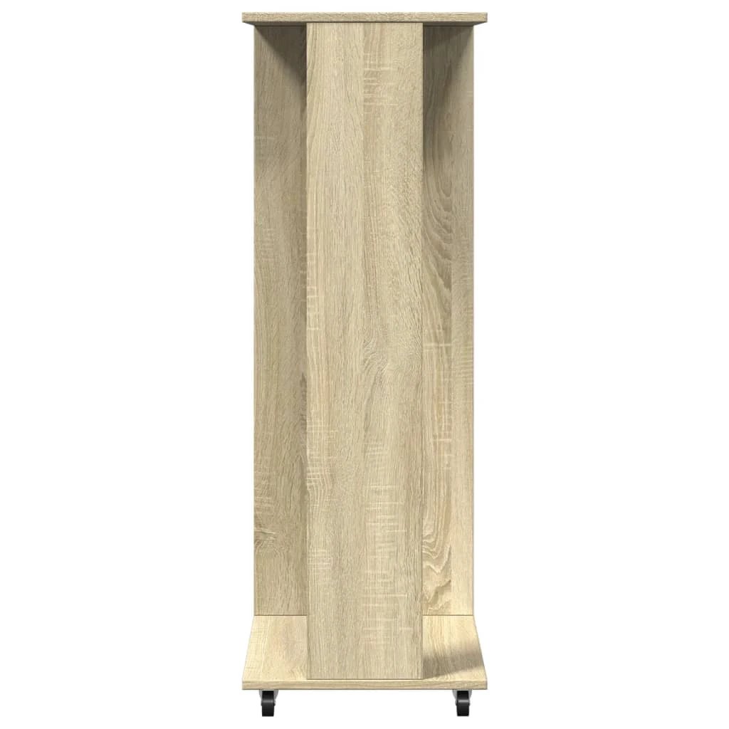 vidaXL Wardrobe with Wheels White 102x38x110 cm Engineered Wood - Wardrobe