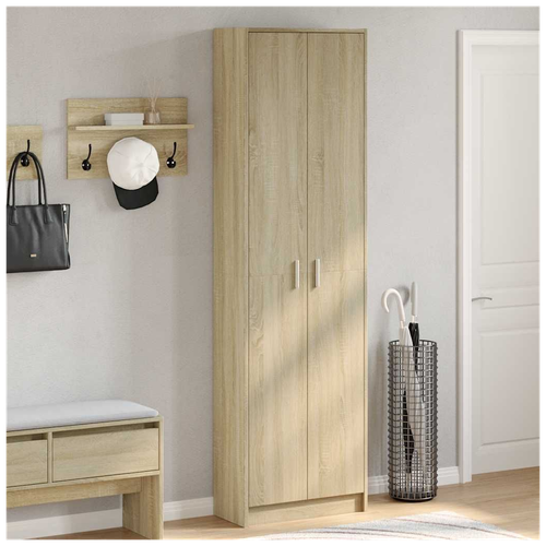 vidaXL vidaXL Hallway Wardrobe Sonoma Oak 55x25x189 cm Engineered Wood - Wardrobe