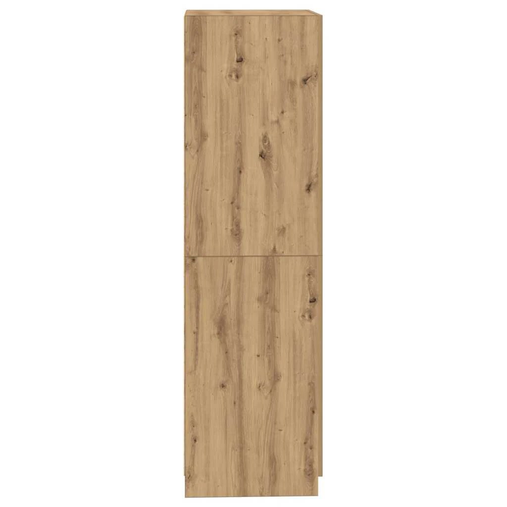 vidaXL Wardrobe Artisian Oak 80x52x180 cm Engineered Wood by vidaXL