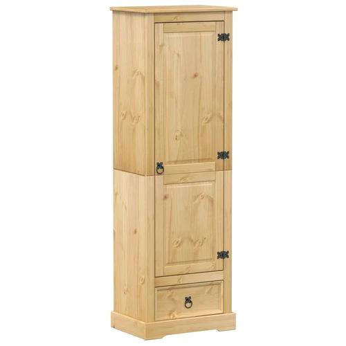 vidaXL Wardrobe Corona 55x38x170 cm Solid Wood Pine - Wardrobe