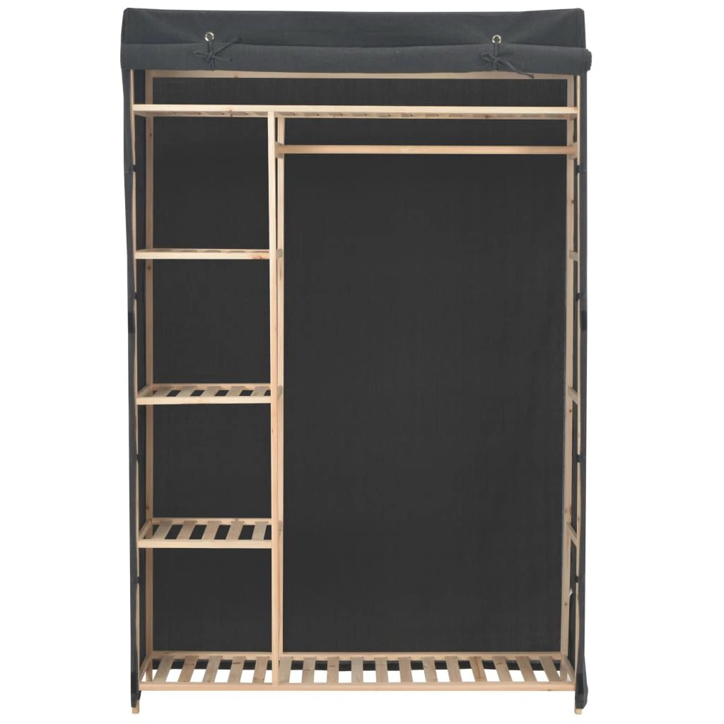 vidaXL Wardrobe Fabric and Pinewood 110x40x170 cm by vidaXL