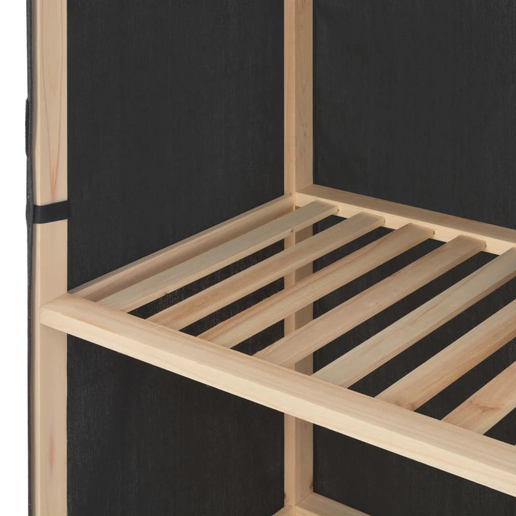 vidaXL Wardrobe Fabric and Pinewood 110x40x170 cm by vidaXL