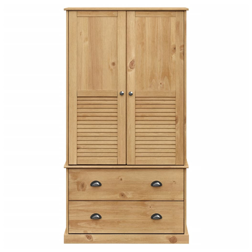 vidaXL vidaXL Wardrobe VIGO 90x55x176 cm Solid Wood Pine - Wardrobe