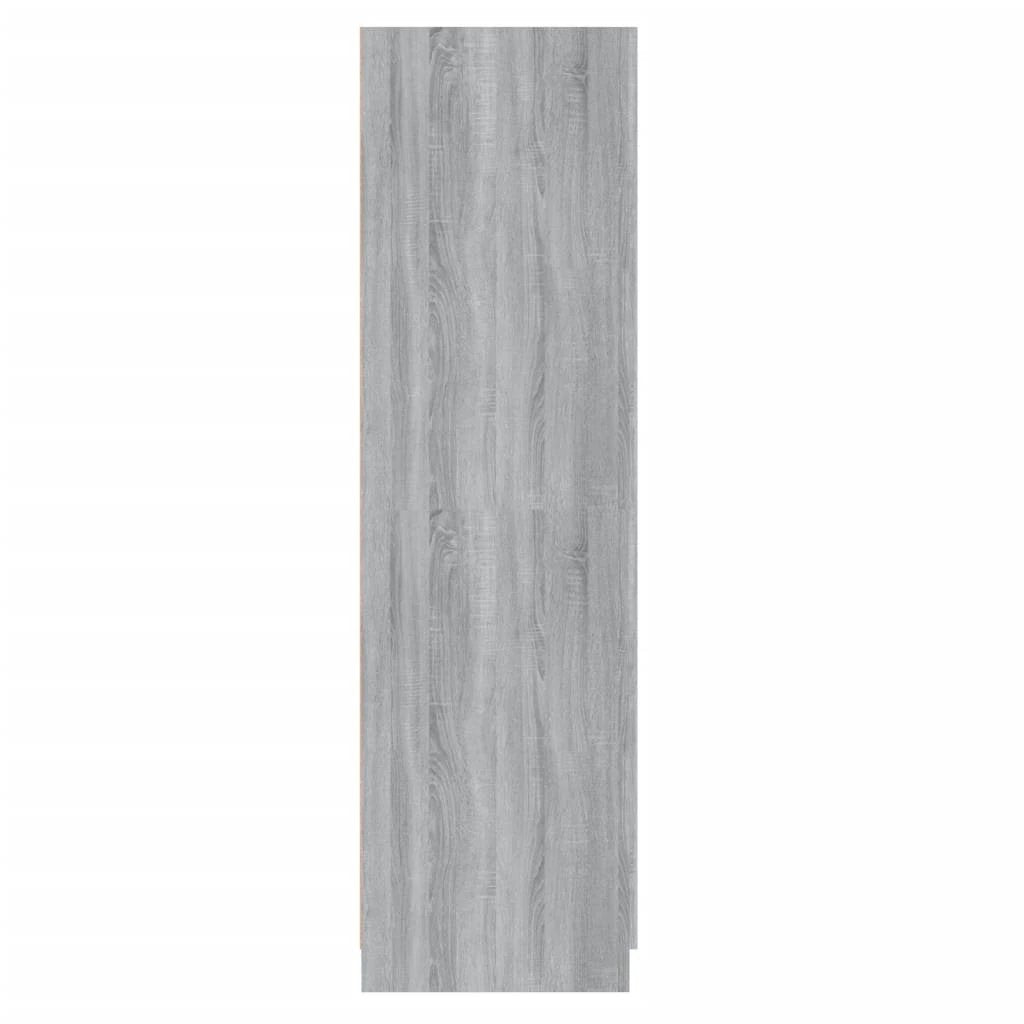vidaXL Wardrobe Smoked Oak 80x50x180 cm Engineered Wood by vidaXL