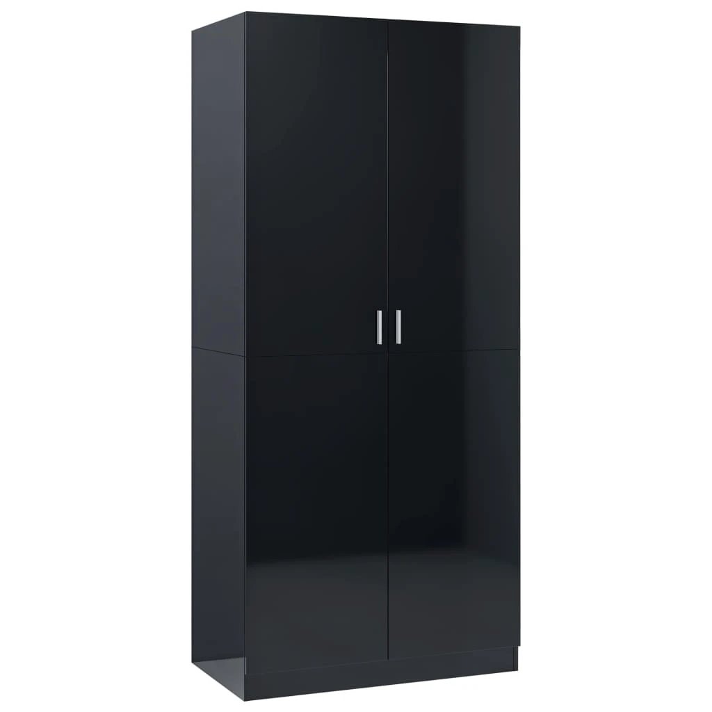 vidaXL Wardrobe Smoked Oak 80x50x180 cm Engineered Wood by vidaXL