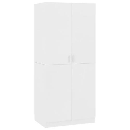 vidaXL Wardrobe Smoked Oak 80x50x180 cm Engineered Wood - Wardrobe