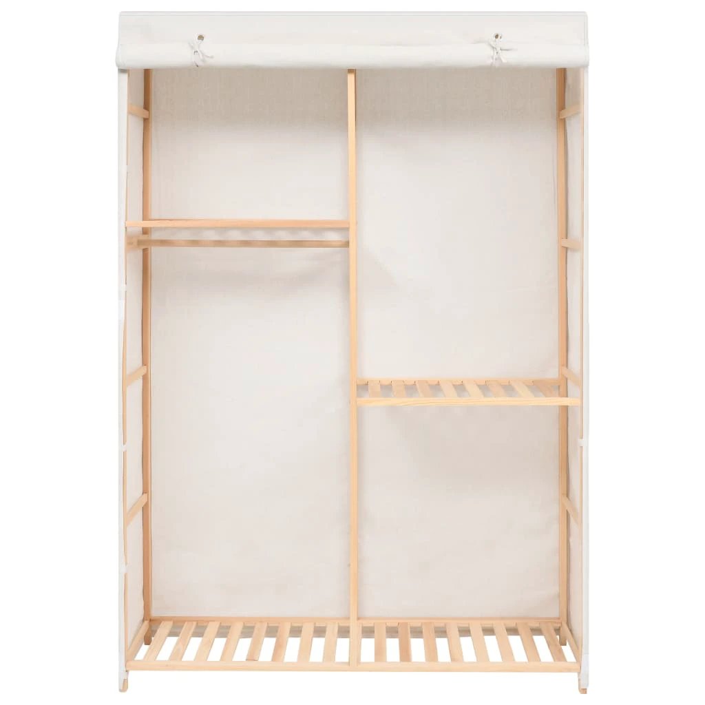 vidaXL 3-Tier Wardrobe Grey 110x40x170 cm Fabric by vidaXL