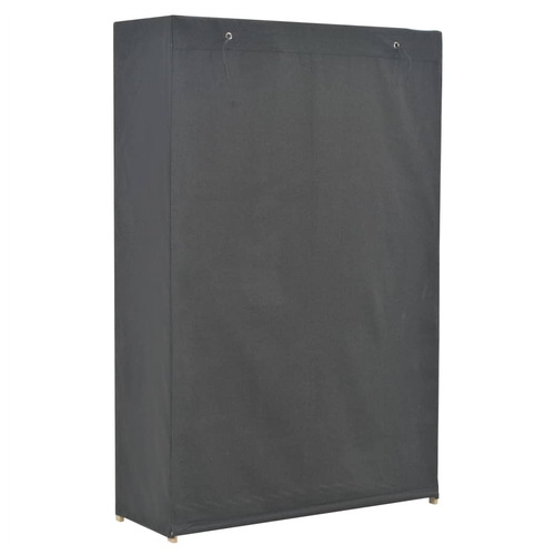 vidaXL 3-Tier Wardrobe Grey 110x40x170 cm Fabric by vidaXL