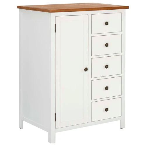 vidaXL Wardrobe 76x52x105 cm Solid Oak Wood by vidaXL