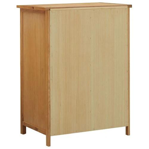 vidaXL Wardrobe 76x52x105 cm Solid Oak Wood by vidaXL