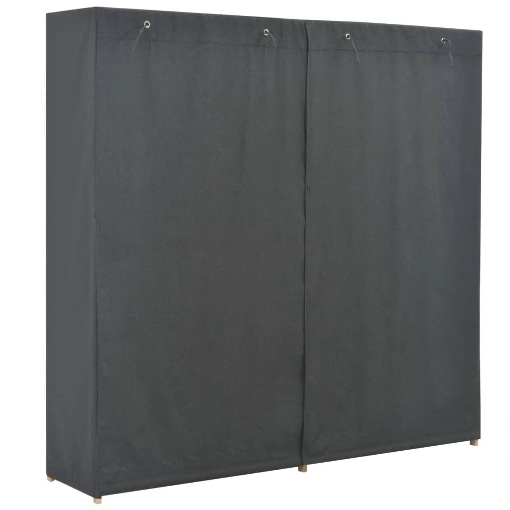 vidaXL Wardrobe White 200x40x170 cm Fabric by vidaXL
