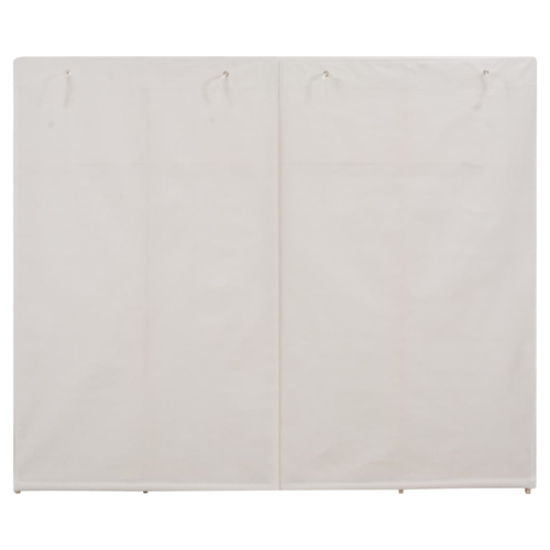 vidaXL Wardrobe White 200x40x170 cm Fabric by vidaXL