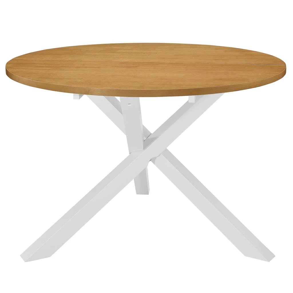 vidaXL vidaXL Dining Table White 120x75 cm MDF -