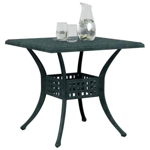 vidaXL Garden Table Bronze 80x80x75 cm Cast Aluminium by vidaXL