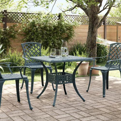 vidaXL Garden Table Bronze 80x80x75 cm Cast Aluminium by vidaXL