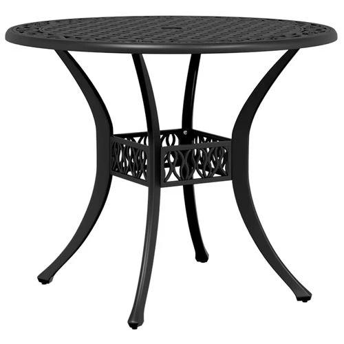 vidaXL Garden Table Bronze Ø90x75 cm Cast Aluminium - from vidaXL
