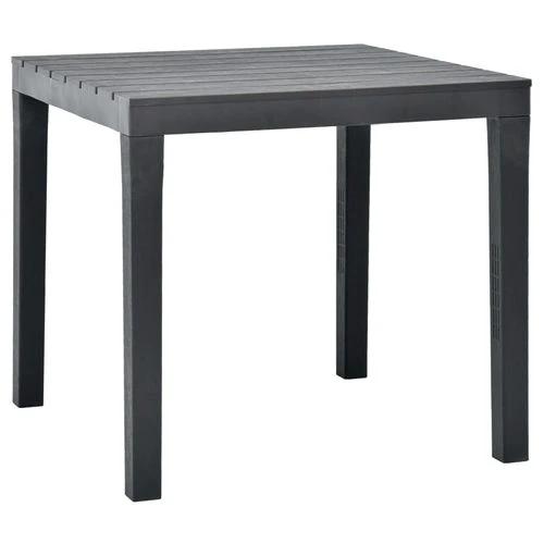 vidaXL Garden Table White 78x78x72 cm Plastic by vidaXL