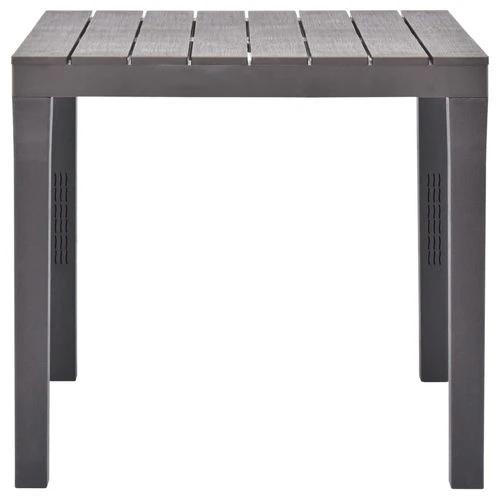 vidaXL Garden Table White 78x78x72 cm Plastic by vidaXL