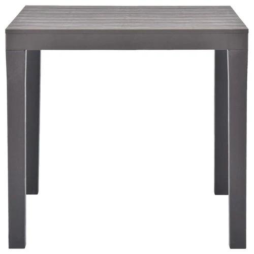vidaXL Garden Table White 78x78x72 cm Plastic by vidaXL