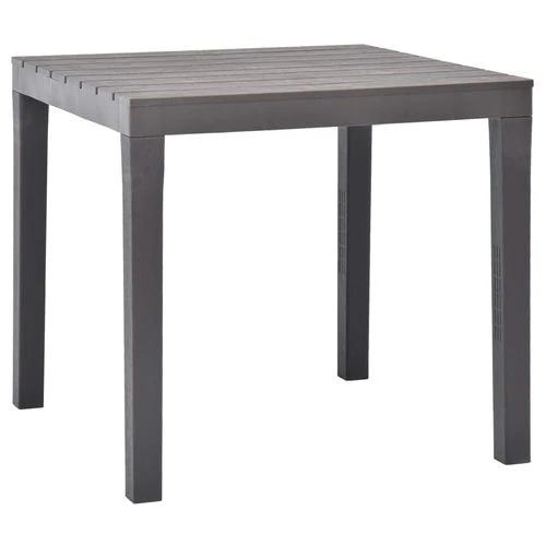 vidaXL vidaXL Garden Table White 78x78x72 cm Plastic -