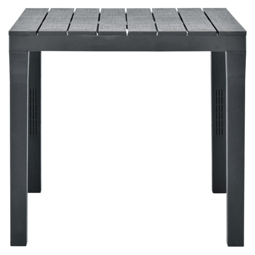 vidaXL Garden Table with 2 Benches Plastic White -  from vidaXL