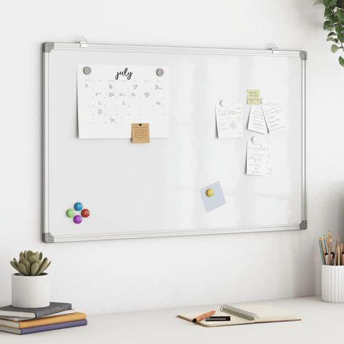 VidaXL Magnetic Whiteboard 40x30x1.7 cm Aluminium Frame Magnetic Surface For Home And Office by vidaXL