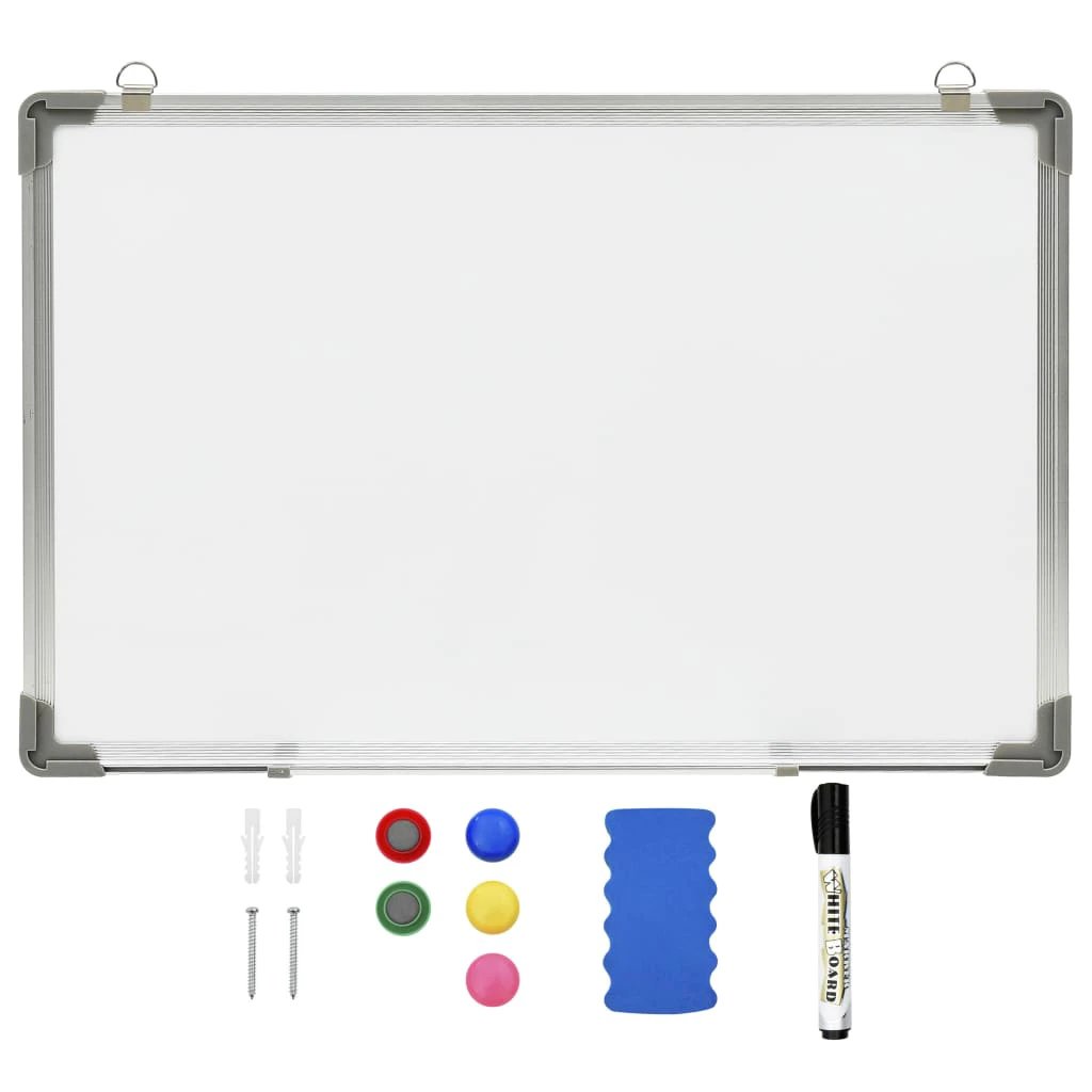 vidaXL vidaXL Magnetic Whiteboard 110x60 cm Steel Lacquer Coated Surface For Home Office And Classroom - Uncategorized Whiteboard