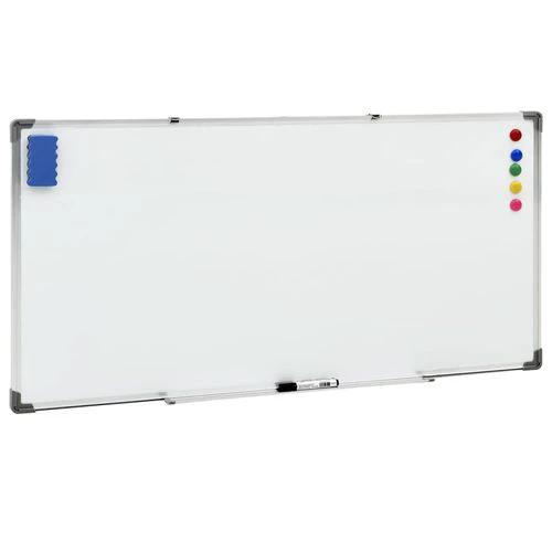 vidaXL vidaXL Magnetic Whiteboard 110x60 cm Steel Lacquer Coated Surface For Home Office And Classroom - Uncategorized Whiteboard
