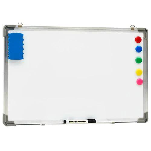 vidaXL vidaXL Magnetic Whiteboard 110x60 cm Steel Lacquer Coated Surface For Home Office And Classroom - Uncategorized Whiteboard