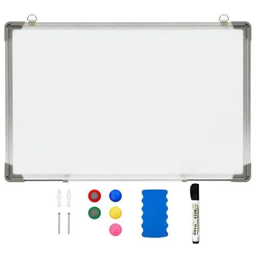 vidaXL vidaXL Magnetic Whiteboard 110x60 cm Steel Lacquer Coated Surface For Home Office And Classroom - Uncategorized Whiteboard
